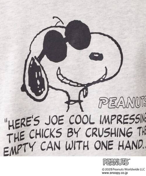 THE SHOP TK （ザ ショップ ティーケー ）の「PEANUTS／ピーナッツ スヌーピープリントスウェット 【親子リンク】（スウェット・メンズ・アイボリー/ネイビー/ダークブラウン・02/03/04）」の9枚目の写真