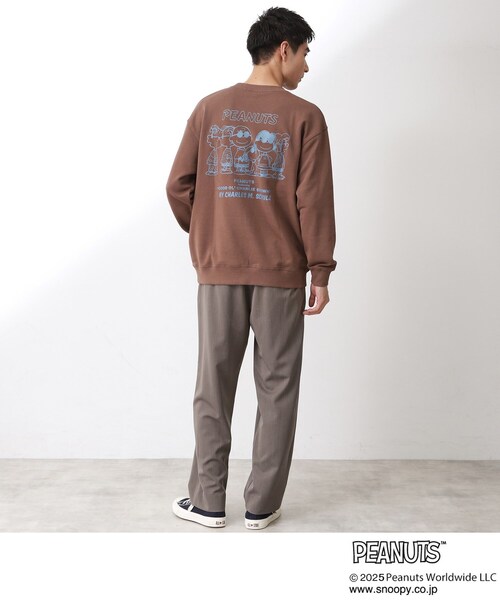 THE SHOP TK （ザ ショップ ティーケー ）の「PEANUTS／ピーナッツ スヌーピープリントスウェット 【親子リンク】（スウェット・メンズ・アイボリー/ネイビー/ダークブラウン・02/03/04）」の13枚目の写真