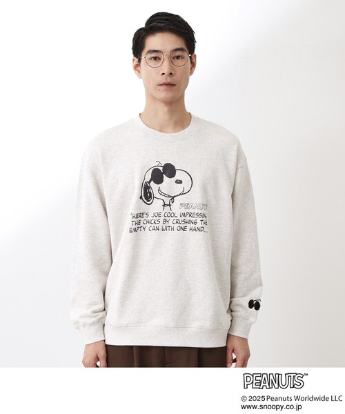 THE SHOP TK （ザ ショップ ティーケー ）の「PEANUTS／ピーナッツ スヌーピープリントスウェット 【親子リンク】（スウェット・メンズ・アイボリー/ネイビー/ダークブラウン・02/03/04）」の21枚目の写真