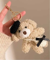 ALWAYS GOOD TIME（オルウェイズグッドタイム）の「もこもこベアーチャーム/ぬいぐるみキーフォルダー（キーホルダー）」
