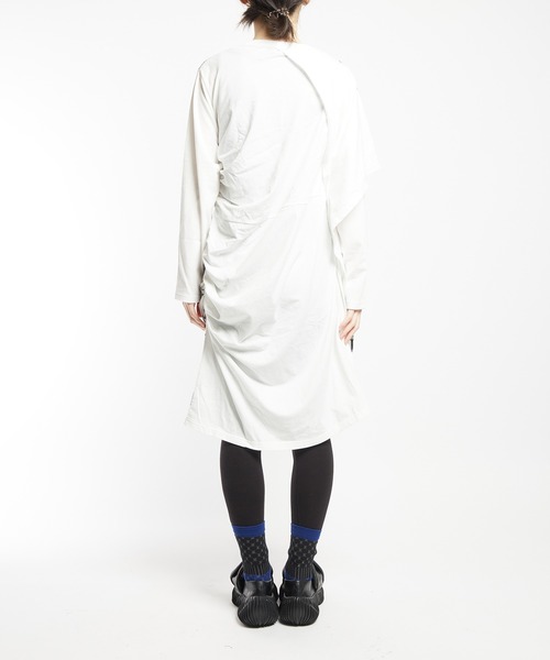 gomme(ゴム)の「パルテノンドレープワンピース(ワンピース・レディース・ホワイト・MEDIUM)」の14枚目の写真