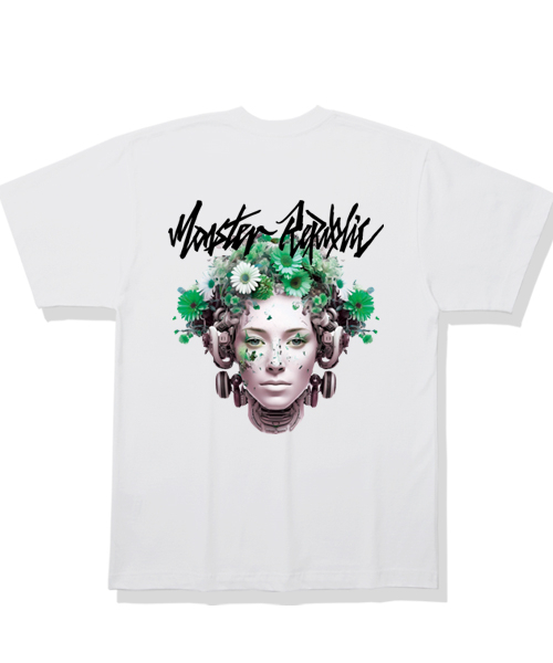 MONSTER REPUBLIC(モンスターリパブリック)の「サイバーフラワーミックスグリーンTシャツホワイト(Tシャツ/カットソー・レディース・その他・X-LARGE/LARGE/MEDIUM/SMALL)」の1枚目の写真