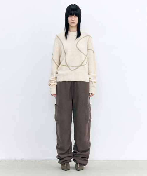 INSILENCE WOMEN(インサイレンスウーマン)の「ウィンター ブークルパンツ カーキブラウン(その他パンツ・レディース・その他・X-SMALL/SMALL/MEDIUM)」の2枚目の写真