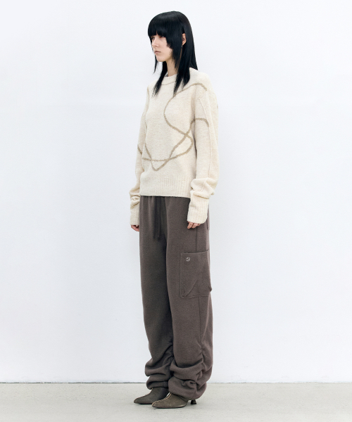 INSILENCE WOMEN(インサイレンスウーマン)の「ウィンター ブークルパンツ カーキブラウン(その他パンツ・レディース・その他・X-SMALL/SMALL/MEDIUM)」の3枚目の写真