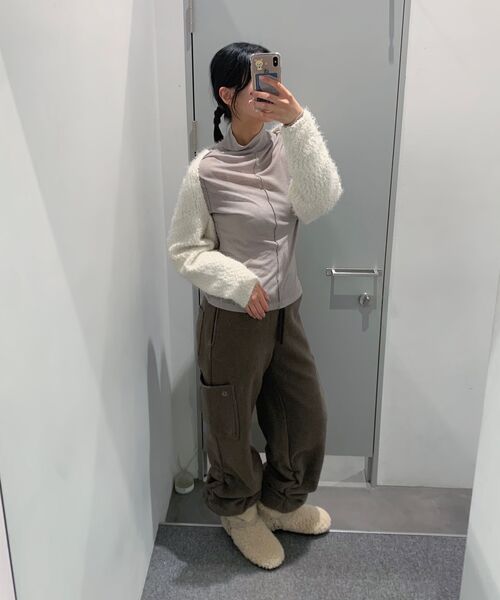 INSILENCE WOMEN(インサイレンスウーマン)の「ウィンター ブークルパンツ カーキブラウン(その他パンツ・レディース・その他・X-SMALL/SMALL/MEDIUM)」の14枚目の写真