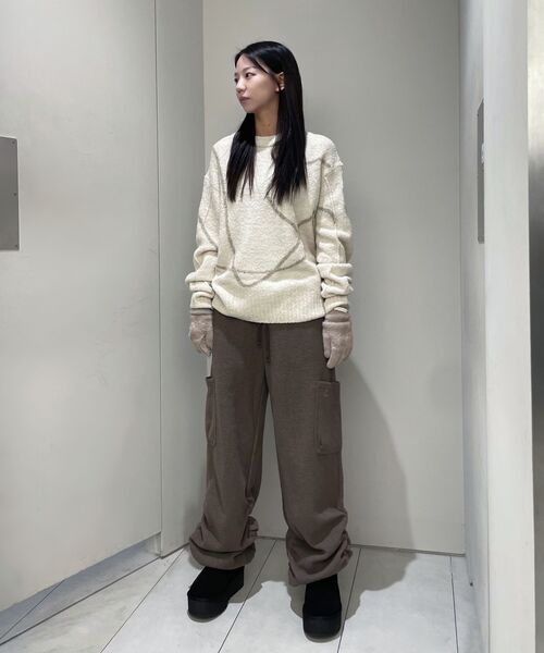 INSILENCE WOMEN(インサイレンスウーマン)の「ウィンター ブークルパンツ カーキブラウン(その他パンツ・レディース・その他・X-SMALL/SMALL/MEDIUM)」の15枚目の写真