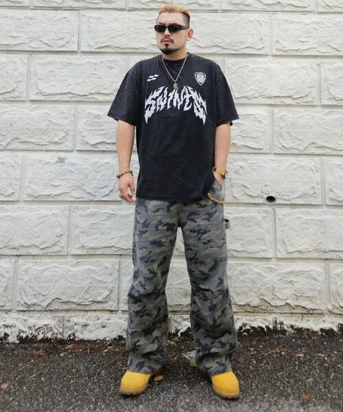 SAINTPAIN（セイントペイン）の「SPカモコットンワークパンツグリーン（デニムパンツ・レディース・その他・MEDIUM/LARGE）」の5枚目の写真