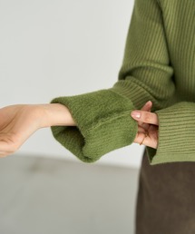 mil（ミル）の「裏ファー スクエアネックリブニット【585119】（ニット/セーター）」