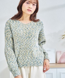 ZOZO限定 ミックスシャギーニット