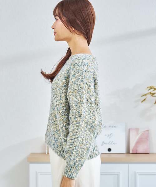 MISCH MASCH(ミッシュマッシュ)の「ZOZO限定 ミックスシャギーニット(ニット/セーター・レディース・イエロー/ブルー・フリ-)」の21枚目の写真