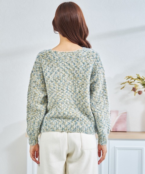 MISCH MASCH(ミッシュマッシュ)の「ZOZO限定 ミックスシャギーニット(ニット/セーター・レディース・イエロー/ブルー・フリ-)」の22枚目の写真
