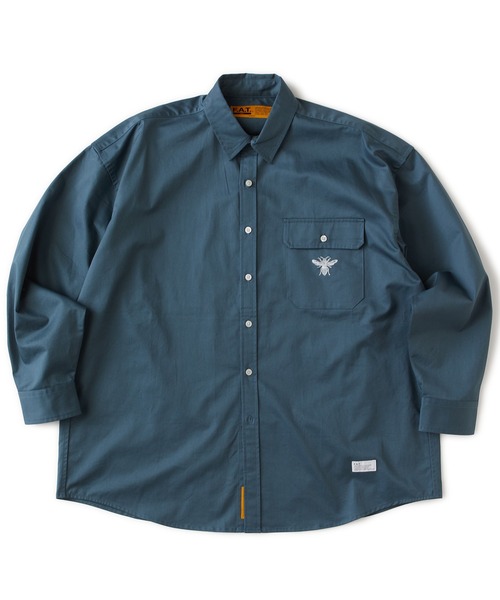 FAT(エフエイティー)の「GIGABEE(シャツ/ブラウス・メンズ・ピンク/ベージュ/ブラック/ブルー・JUMBO(XXL)/FAT(XL)/SKINNY(L)/TITCH(M))」の3枚目の写真