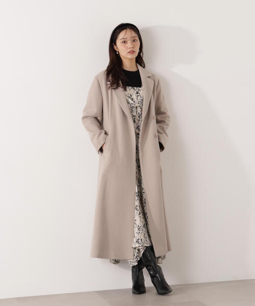 PROPORTION BODY DRESSING(プロポーションボディドレッシング)の「フロントリボン花柄ドッキングワンピース / 1216140006(ワンピース・レディース・ベージュ/ブラック・MEDIUM/P/S/SMALL)」の17枚目の写真