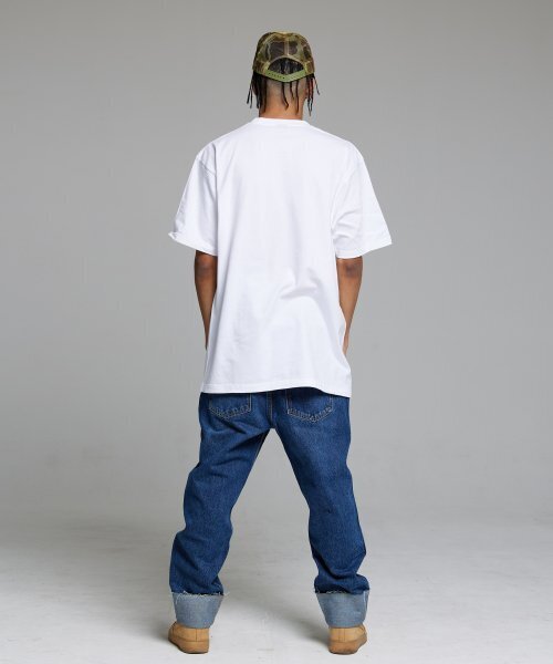 CREAM SODA LAB(クリームソーダラボ)の「リバースUSA 半袖Tシャツ ホワイト(Tシャツ/カットソー・メンズ・その他・LARGE/MEDIUM/X-LARGE/XX-LARGE)」の5枚目の写真