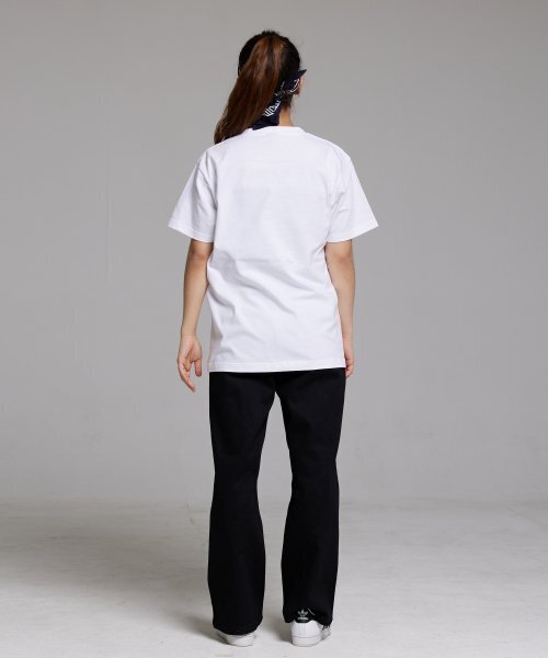 CREAM SODA LAB(クリームソーダラボ)の「リバースUSA 半袖Tシャツ ホワイト(Tシャツ/カットソー・メンズ・その他・LARGE/MEDIUM/X-LARGE/XX-LARGE)」の9枚目の写真