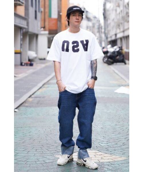 CREAM SODA LAB(クリームソーダラボ)の「リバースUSA 半袖Tシャツ ホワイト(Tシャツ/カットソー・メンズ・その他・LARGE/MEDIUM/X-LARGE/XX-LARGE)」の13枚目の写真
