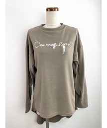 Rydia（リディア）の「布帛切り替えフレアートップス（Tシャツ/カットソー）」