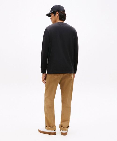 TOMMY HILFIGER(トミーヒルフィガー)の「アイコンインターロックロングスリーブTシャツ(Tシャツ/カットソー・メンズ・グレー/ブラック・LARGE/MEDIUM/SMALL/X-LARGE)」の5枚目の写真
