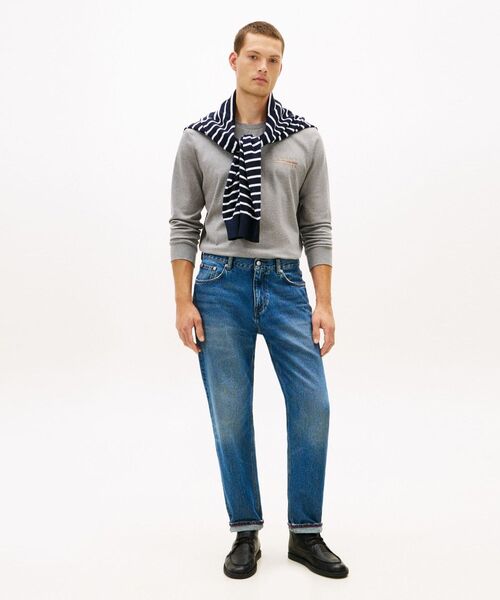 TOMMY HILFIGER(トミーヒルフィガー)の「アイコンインターロックロングスリーブTシャツ(Tシャツ/カットソー・メンズ・グレー/ブラック・LARGE/MEDIUM/SMALL/X-LARGE)」の8枚目の写真
