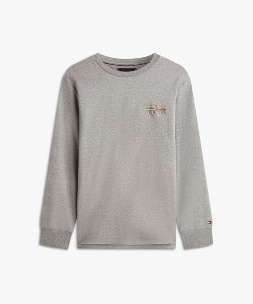 TOMMY HILFIGER(トミーヒルフィガー)の「アイコンインターロックロングスリーブTシャツ(Tシャツ/カットソー・メンズ・グレー/ブラック・LARGE/MEDIUM/SMALL/X-LARGE)」の10枚目の写真