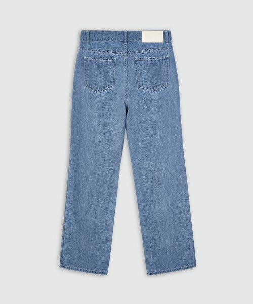 DECET（デケト）の「[夏生地]Semi Wide Jeans DCPT003Blue（デニムパンツ・レディース・その他・26/28）」の6枚目の写真
