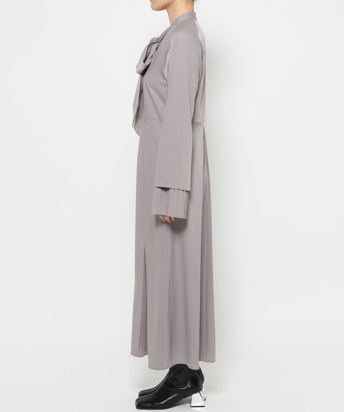 HARE（ハレ）の「カフスレイヤービジューボウタイワンピース(HARE)（ワンピース・レディース・ブラック/グレー・FREE）」の8枚目の写真