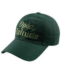 OPEN ATTITUDE（オープンアティチュード）の「ATTITUDE LETTERING BALL CAP[DARK GREEN]（キャップ）」