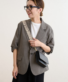 Newリネンプレイドジャケット（テーラードジャケット）｜AP STUDIO