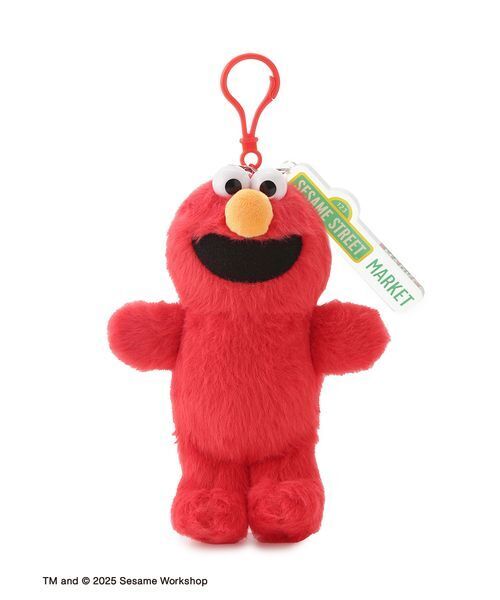 リング付きぬいぐるみチャーム エルモ（キーホルダー）｜SESAME STREET