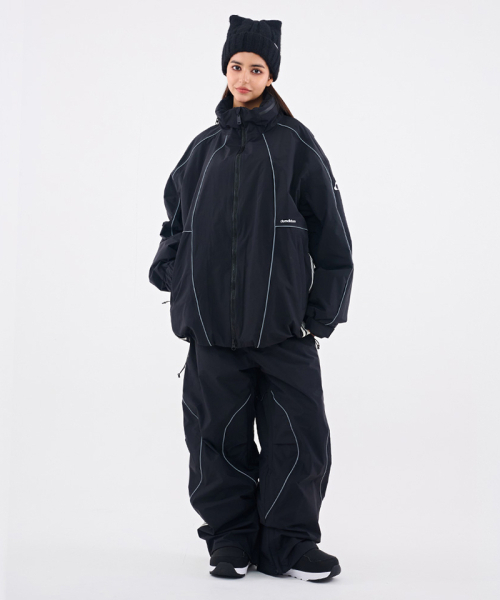 DOLL OUTERWEAR（ドラ アウターウェア）の「[DOLL x DUMDIDUM] 2526 ラリージャケット&パンツセット BLACK 男女共用（セットアップ・レディース・その他・SMALL/MEDIUM/LARGE/X-LARGE）」の10枚目の写真