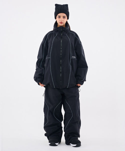 DOLL OUTERWEAR（ドラ アウターウェア）の「[DOLL x DUMDIDUM] 2526 ラリージャケット&パンツセット BLACK 男女共用（セットアップ・レディース・その他・SMALL/MEDIUM/LARGE/X-LARGE）」の11枚目の写真