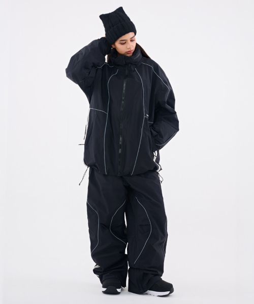 DOLL OUTERWEAR（ドラ アウターウェア）の「[DOLL x DUMDIDUM] 2526 ラリージャケット&パンツセット BLACK 男女共用（セットアップ・レディース・その他・SMALL/MEDIUM/LARGE/X-LARGE）」の12枚目の写真