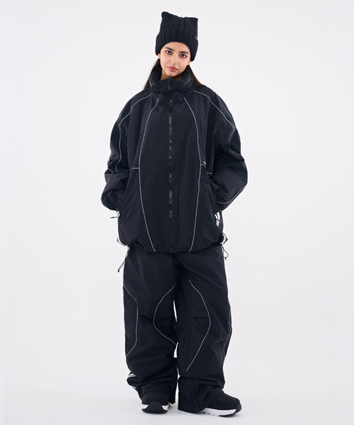 DOLL OUTERWEAR（ドラ アウターウェア）の「[DOLL x DUMDIDUM] 2526 ラリージャケット&パンツセット BLACK 男女共用（セットアップ・レディース・その他・SMALL/MEDIUM/LARGE/X-LARGE）」の13枚目の写真