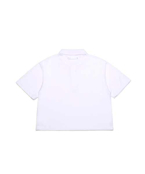 C WEAR BY THE GENIUS(シーウェアバイザジーニアス)の「メンズクロップピケポロシャツホワイト(ポロシャツ・メンズ・その他・LARGE/SMALL/MEDIUM)」の8枚目の写真