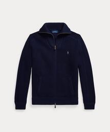 POLO RALPH LAUREN（ポロ ラルフ ローレン）の「ワッフルニット ウールコットン フルジップ セーター（ニット/セーター）」