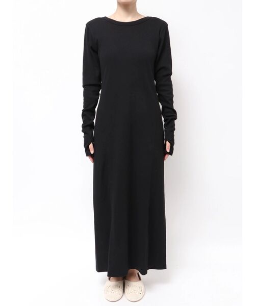 Ungrid（アングリッド）の「バックオープンテレコカットワンピース（ワンピース・レディース・ブラック/その他1/ライトグレー・FREE）」の11枚目の写真