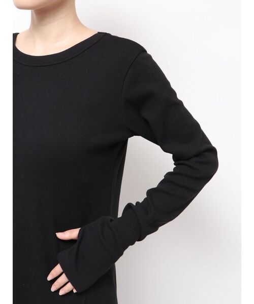 Ungrid（アングリッド）の「バックオープンテレコカットワンピース（ワンピース・レディース・ブラック/その他1/ライトグレー・FREE）」の15枚目の写真