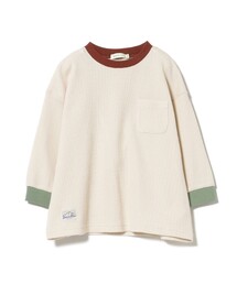 BEAMS mini | 【7/2再値下げ】ワッフル Tシャツ 2026SS(90~140cm) 通園 通学 プチプラ(Tシャツ/カットソー)