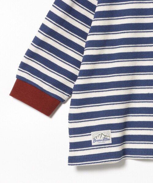 BEAMS mini(ビームスミニ)の「ワッフル Tシャツ 2026SS(90~140cm)(Tシャツ/カットソー・キッズ・ホワイト系その他5/ネイビー・90/100/110/120/140/130)」の10枚目の写真