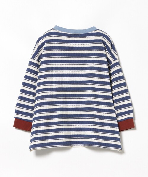 BEAMS mini(ビームスミニ)の「ワッフル Tシャツ 2026SS(90~140cm)(Tシャツ/カットソー・キッズ・ホワイト系その他5/ネイビー・90/100/110/120/140/130)」の11枚目の写真