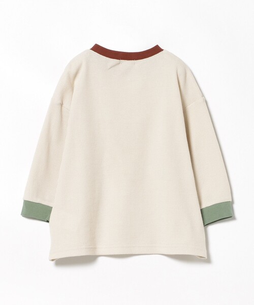 BEAMS mini(ビームスミニ)の「ワッフル Tシャツ 2026SS(90~140cm)(Tシャツ/カットソー・キッズ・ホワイト系その他5/ネイビー・90/100/110/120/140/130)」の14枚目の写真