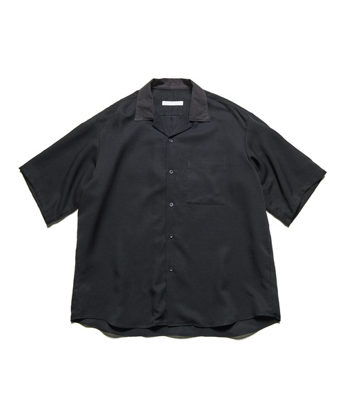 SOPHNET.(ソフネット)の「LINEN MESH S/S SHIRT(シャツ/ブラウス・メンズ・オフホワイト/ブラック・3/2/4/1/5)」の2枚目の写真