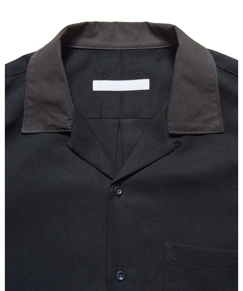 SOPHNET.(ソフネット)の「LINEN MESH S/S SHIRT(シャツ/ブラウス・メンズ・オフホワイト/ブラック・3/2/4/1/5)」の3枚目の写真
