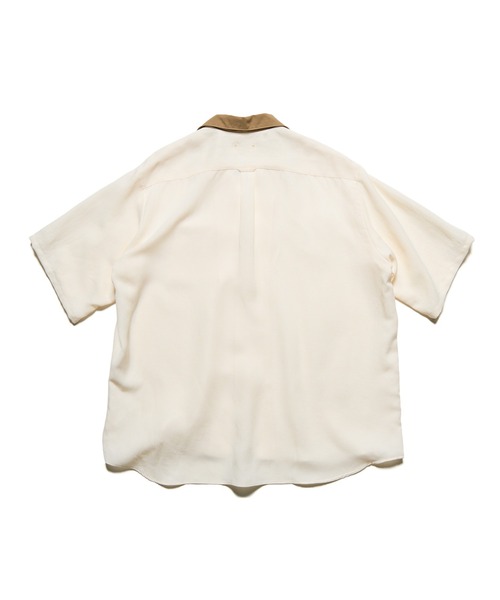 SOPHNET.(ソフネット)の「LINEN MESH S/S SHIRT(シャツ/ブラウス・メンズ・オフホワイト/ブラック・3/2/4/1/5)」の8枚目の写真