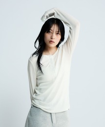 JEANASIS | シルキータッチヘンリーLS TEE(Tシャツ/カットソー)