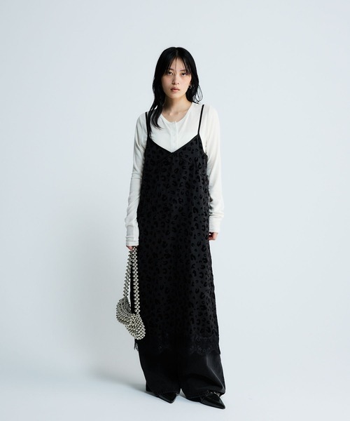 JEANASIS（ジーナシス）の「シルキータッチヘンリーLS TEE/637539（Tシャツ/カットソー・レディース・オフホワイト/グレー/ブラック・FREE）」の20枚目の写真