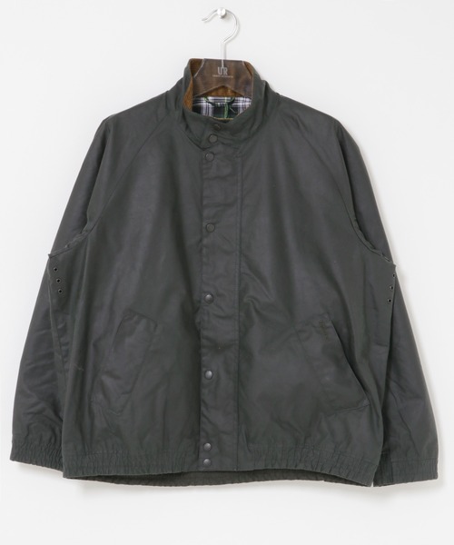 Barbour（バブアー）の「Barbour　blouson transport wax jacket（ブルゾン・メンズ・ブラック/グリーン系その他・40/38/36/42）」の2枚目の写真