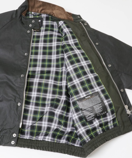 Barbour（バブアー）の「Barbour　blouson transport wax jacket（ブルゾン・メンズ・ブラック/グリーン系その他・40/38/36/42）」の8枚目の写真