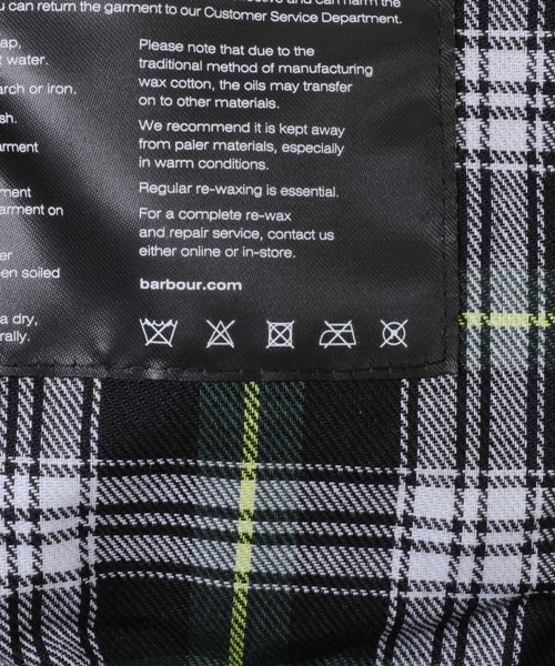 Barbour（バブアー）の「Barbour　blouson transport wax jacket（ブルゾン・メンズ・ブラック/グリーン系その他・40/38/36/42）」の12枚目の写真