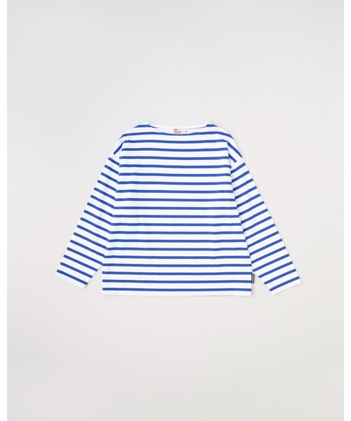 Traditional Weatherwear(トラディショナルウェザーウェア)の「MARINE BORDER 001(Tシャツ/カットソー・メンズ・ホワイト×グリーン/ホワイト×ブルー/ホワイト×ブラック/ネイビー×ホワイト・L/M/S)」の9枚目の写真